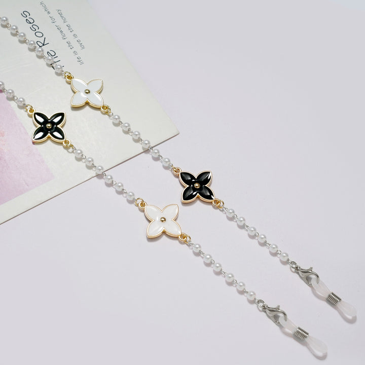Floral Beaded Eyewear Chain Bowlift