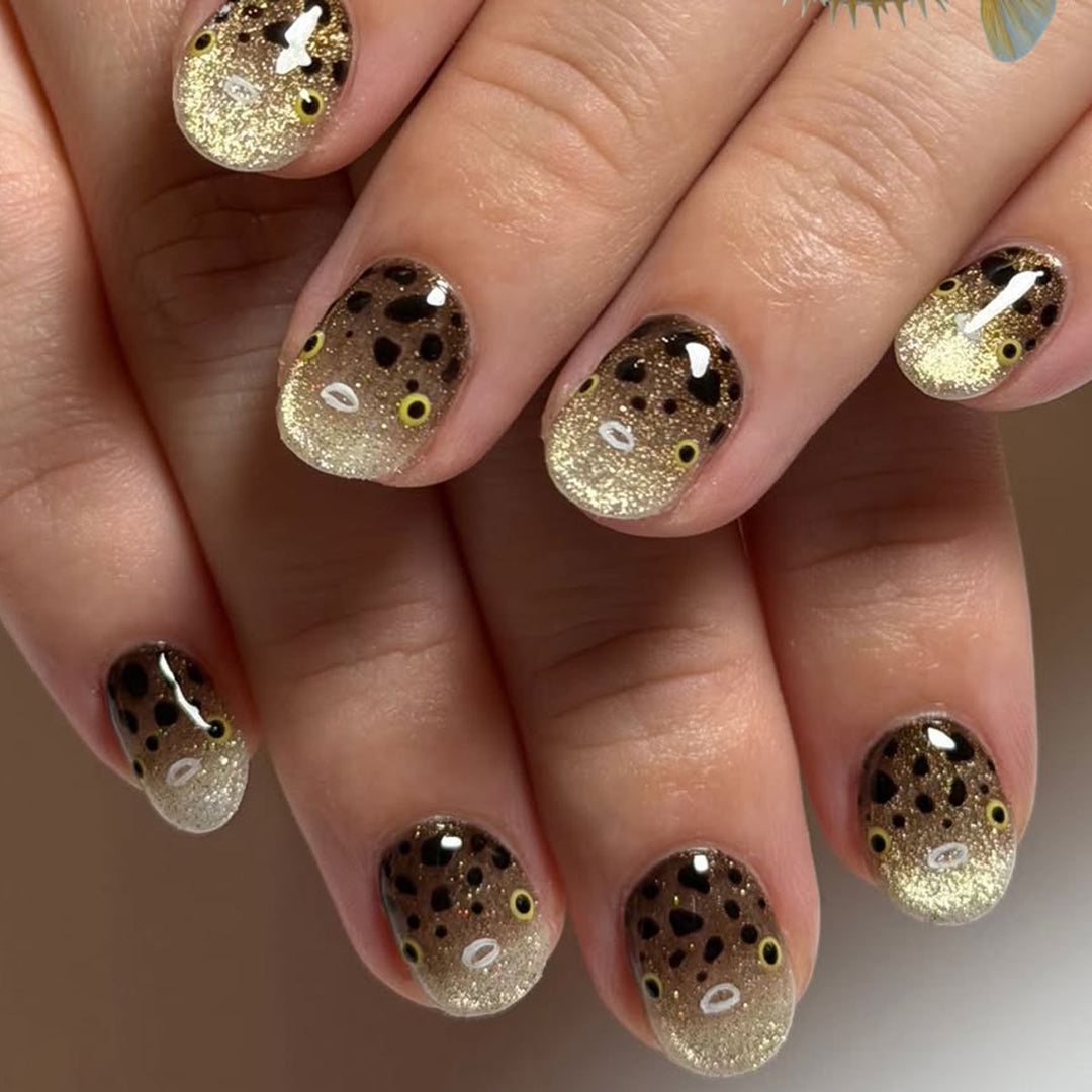 Creative 3D Animal Print Nail Art Bowlift