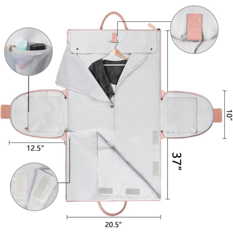 Stylish leisure travel bag with practical cosmetic pouch Bowlift