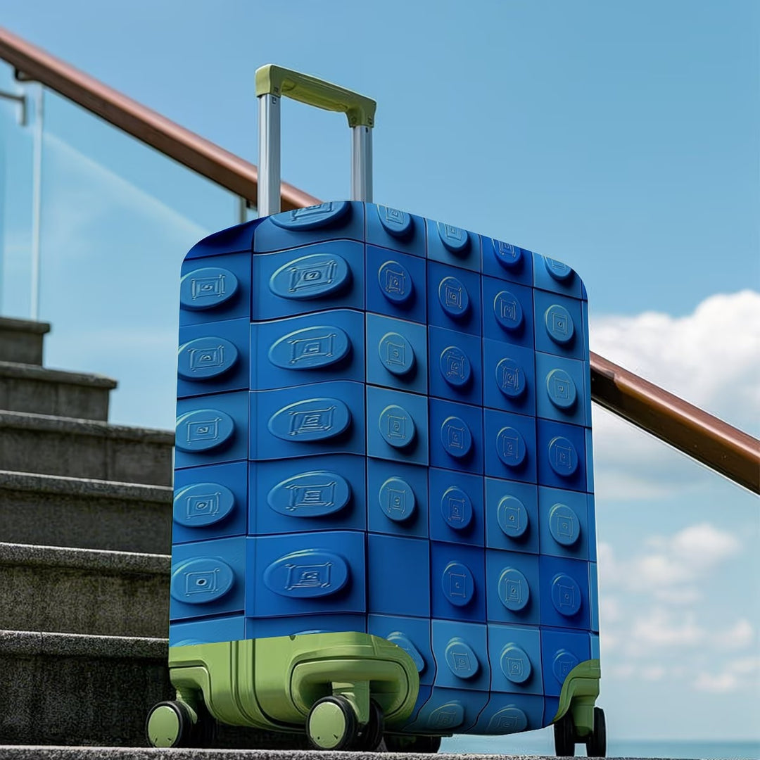 Unisex non-elastic suitcase cover with three-dimensional nub structure and non-slip inner fastening Bowlift