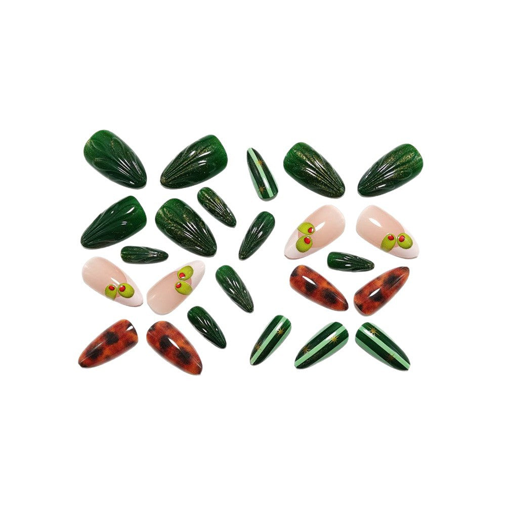 Artistic 3D decorated artificial nails Bowlift