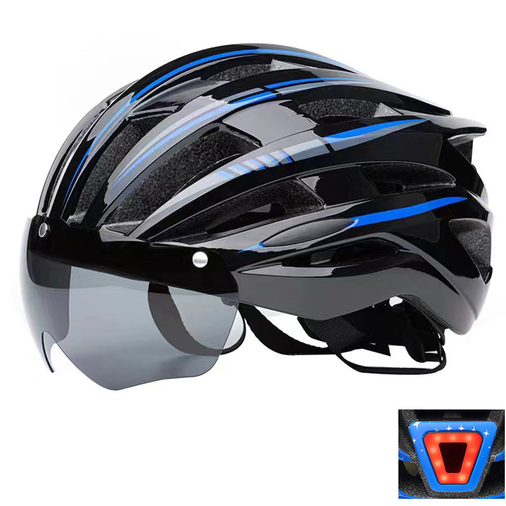 Bicycle helmet with integrated visor and innovative ventilation system Bowlift