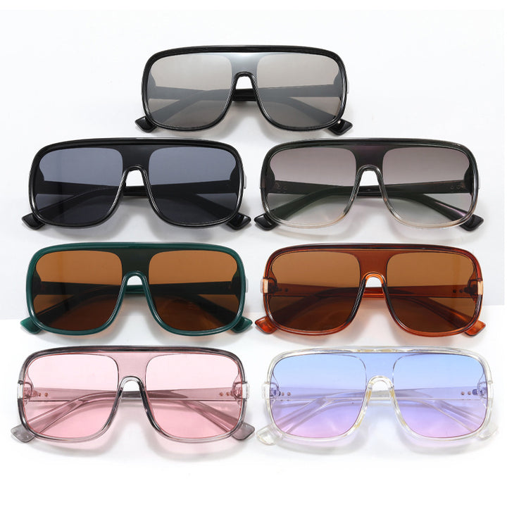 Women’s fashionable oversized sunglasses in futuristic design Bowlift