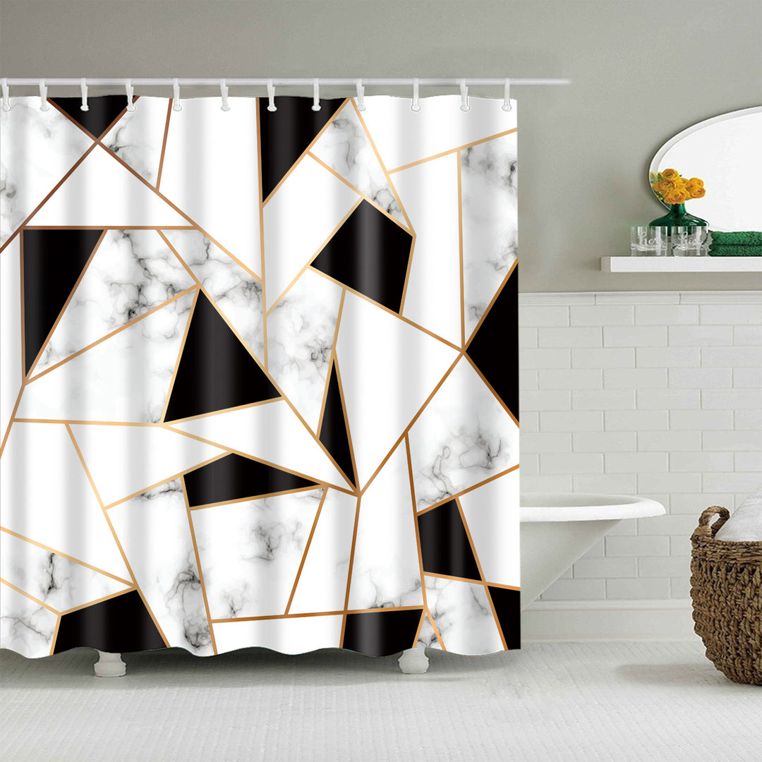 Floral Patterned Bathroom Shower Curtain Bowlift