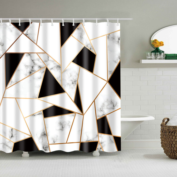 Floral Patterned Bathroom Shower Curtain Bowlift