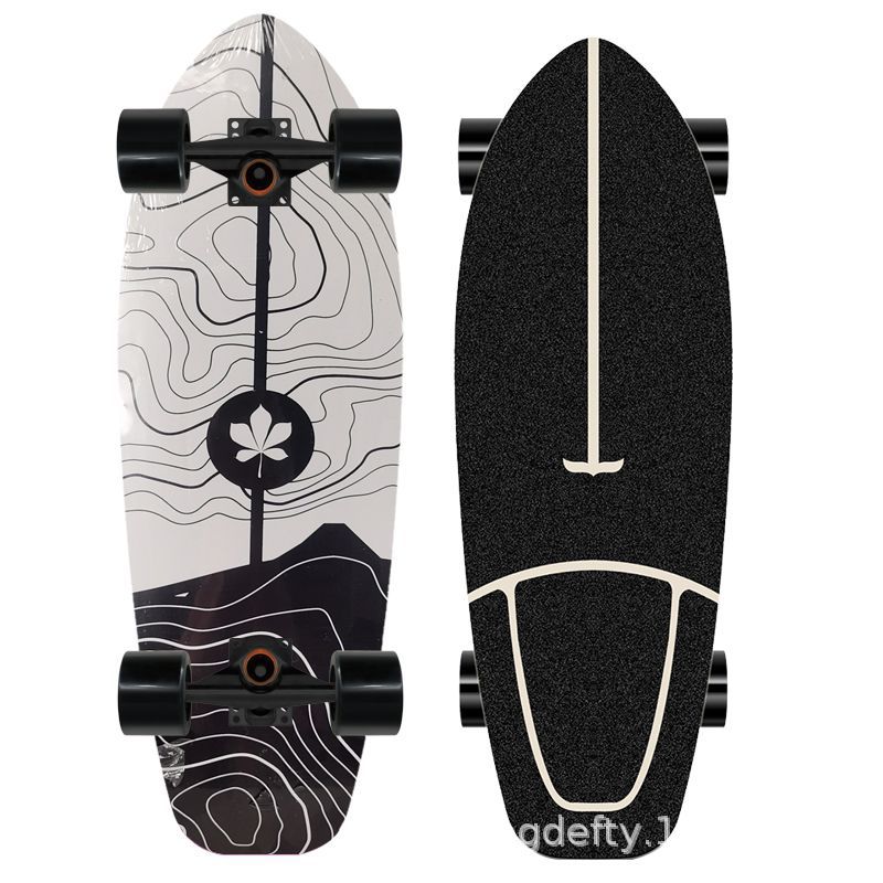 Artistic Lion Design Skateboard Bowlift