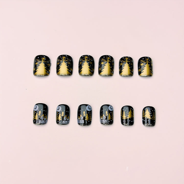 Elegant Winter Nail Art Bowlift