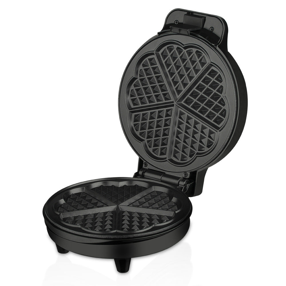 Non-Stick Electric Waffle Maker with Double-Sided Heating Bowlift