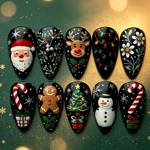 Creative Christmas Art Nails Bowlift 1787298930