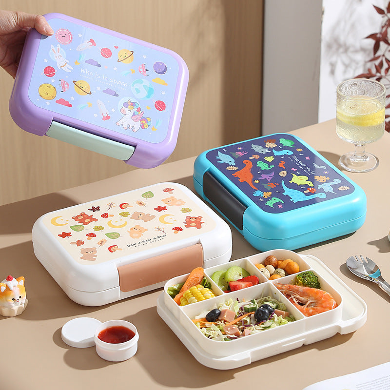 Cute Cartoon-Themed Lunch Box