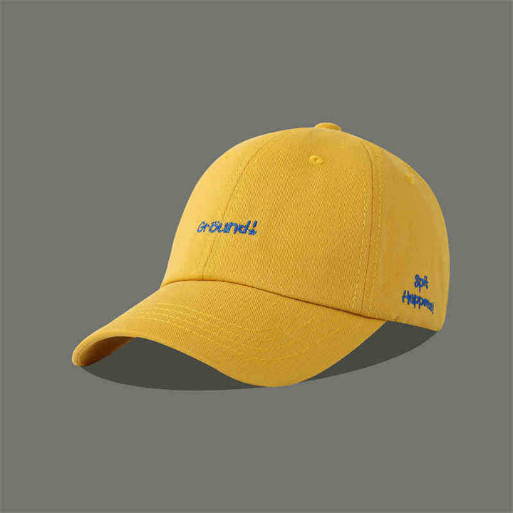 Women's Motivational Text Embroidered Cap Bowlift