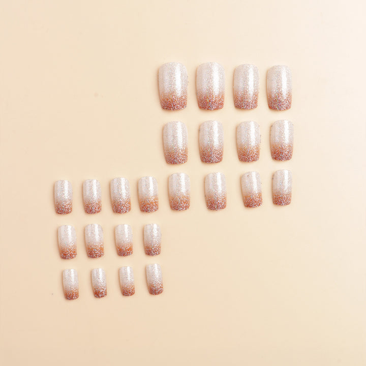 Glitter Ombre Press-On Nail Set Bowlift