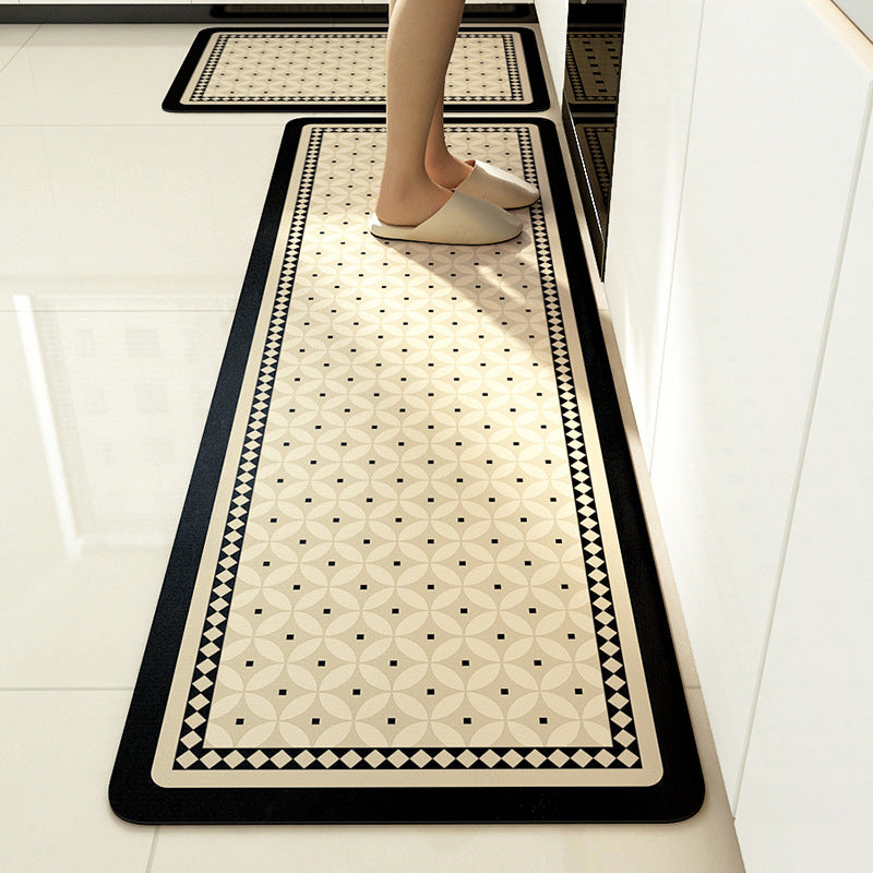 Stylish Floral Kitchen Mat