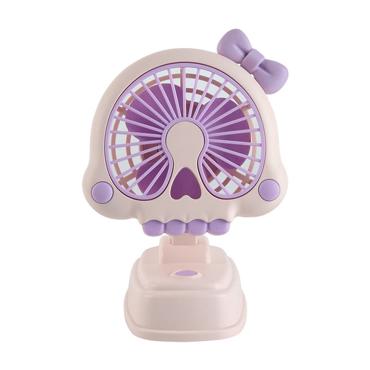 Unisex Portable Mini Fan in Creative Skull Design Bowlift