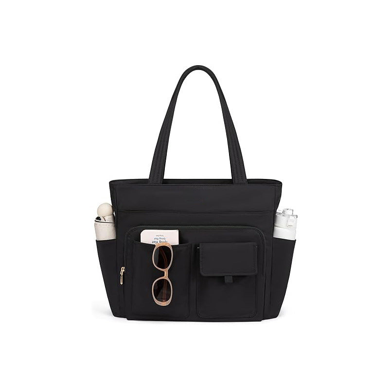 Multifunctional shoulder bag with numerous compartments Bowlift