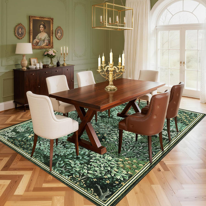 Elegant Floral Design Carpet