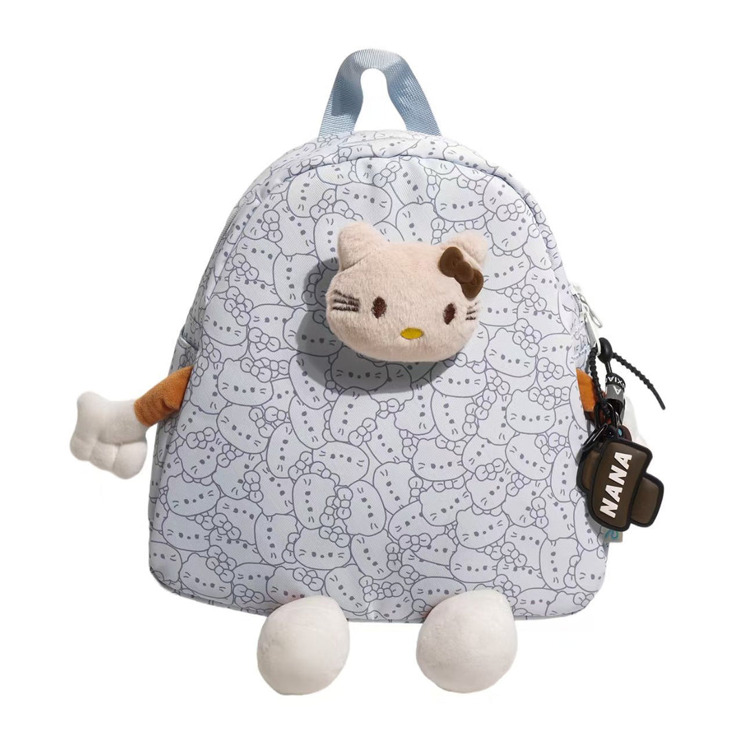 Children's Playful Plush Character Backpack Bowlift