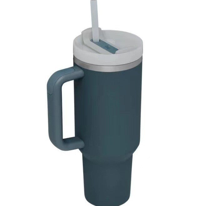 Ladies Insulated Mug with Handle and Practical Straw Bowlift