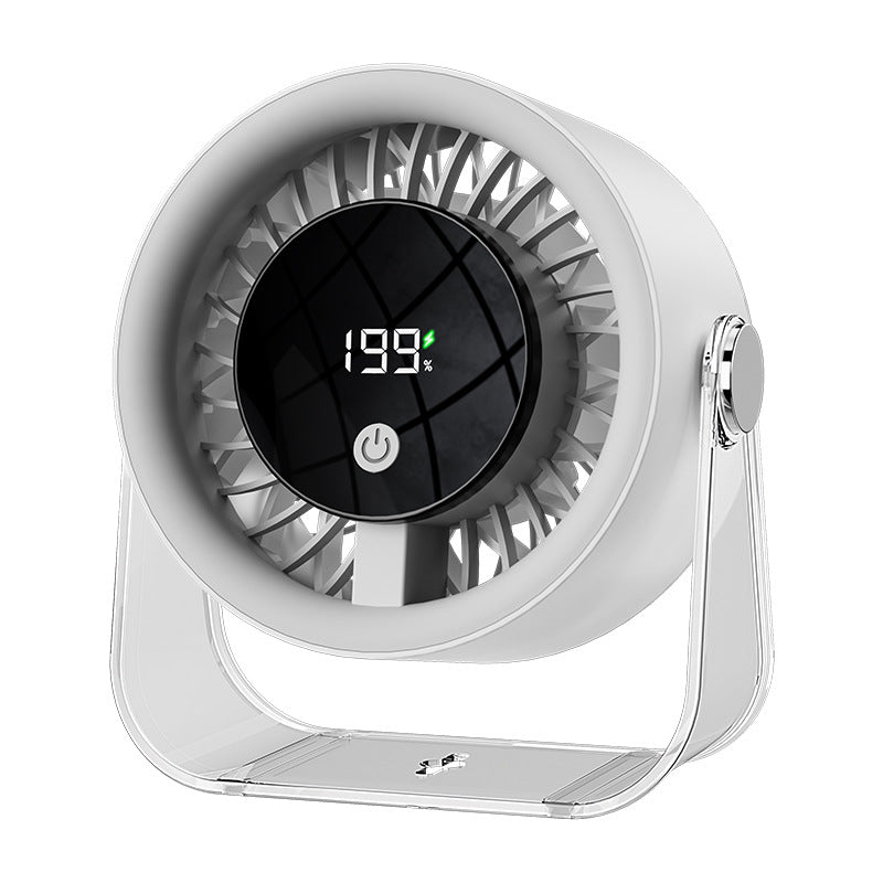 Unisex table fan with intelligent air circulation system Bowlift