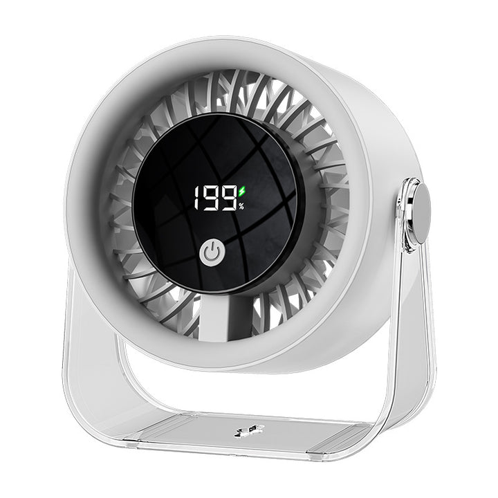 Unisex table fan with intelligent air circulation system Bowlift