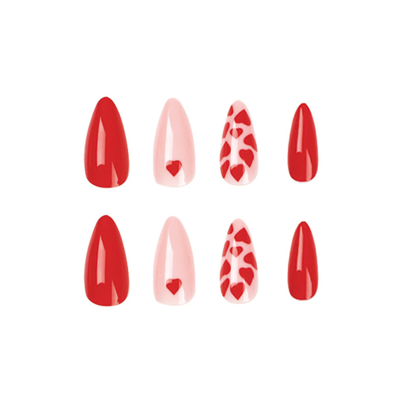 Artful Nail Art with Hearts Bowlift