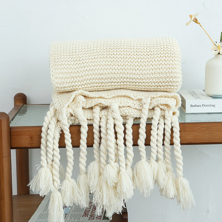 Women's high-quality knitted blanket Bowlift