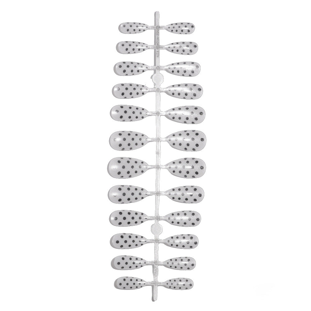 Artistic Polka Dot Press-On Nails Bowlift