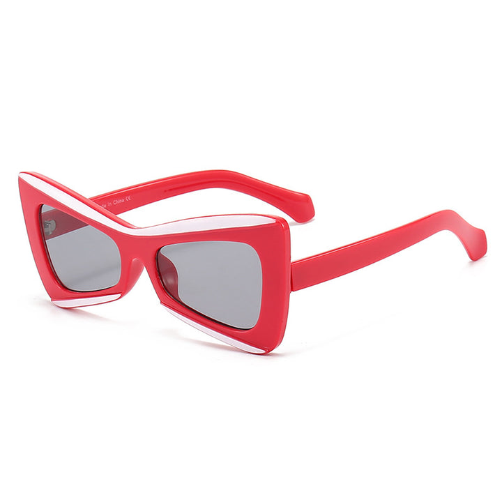 Women's Fashion Cat-Eye Sunglasses with Wide Frame Bowlift