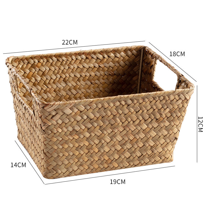 Unisex storage basket made of handwoven natural material Bowlift