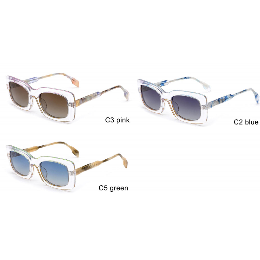 Ladies fashionable square sunglasses with unique frame Bowlift