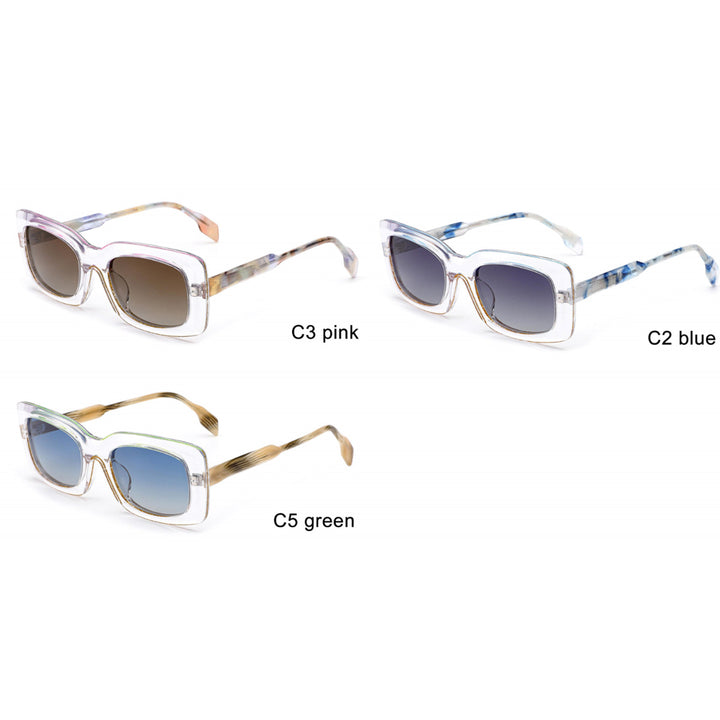 Ladies fashionable square sunglasses with unique frame Bowlift