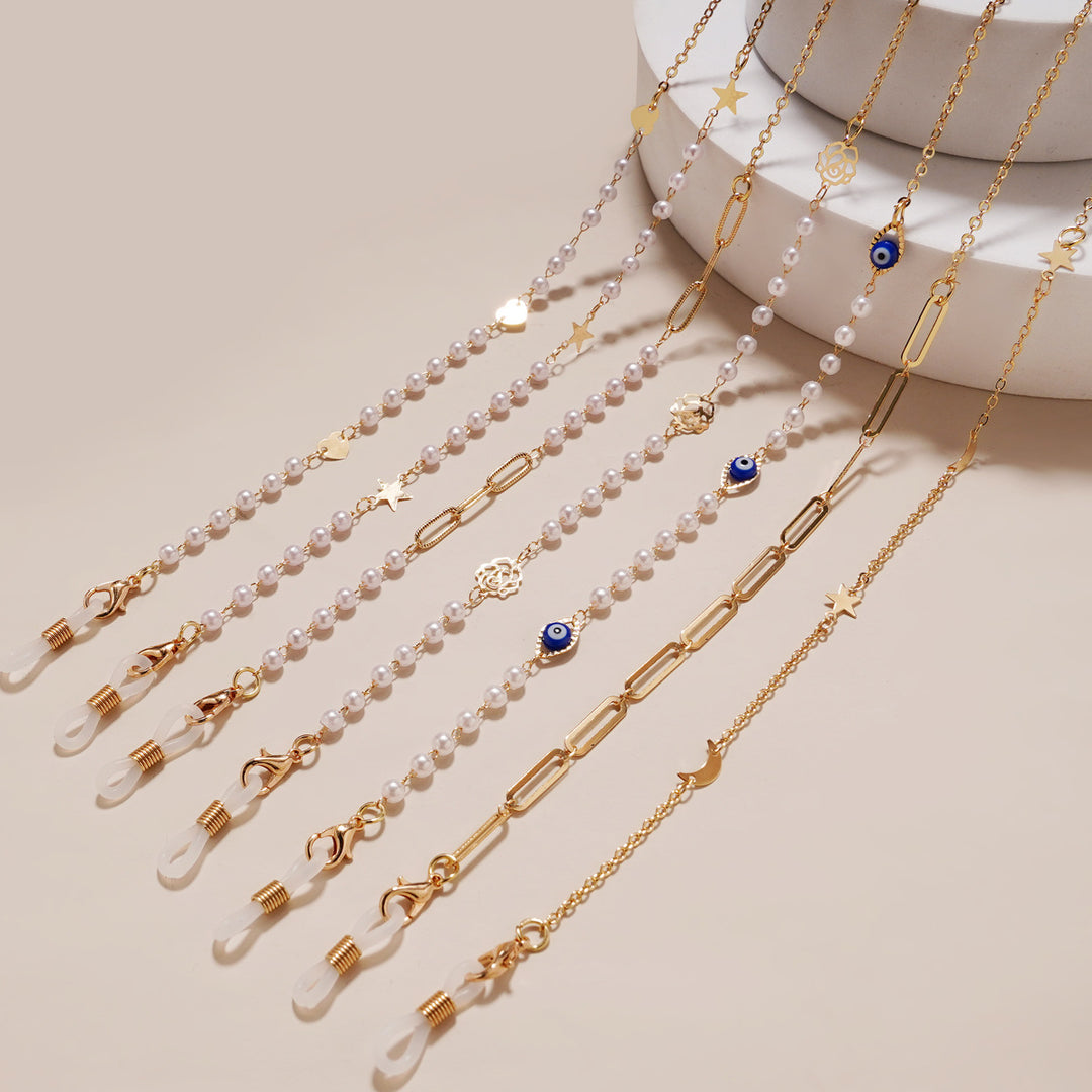 Chic Geometric Eyewear Chain Bowlift