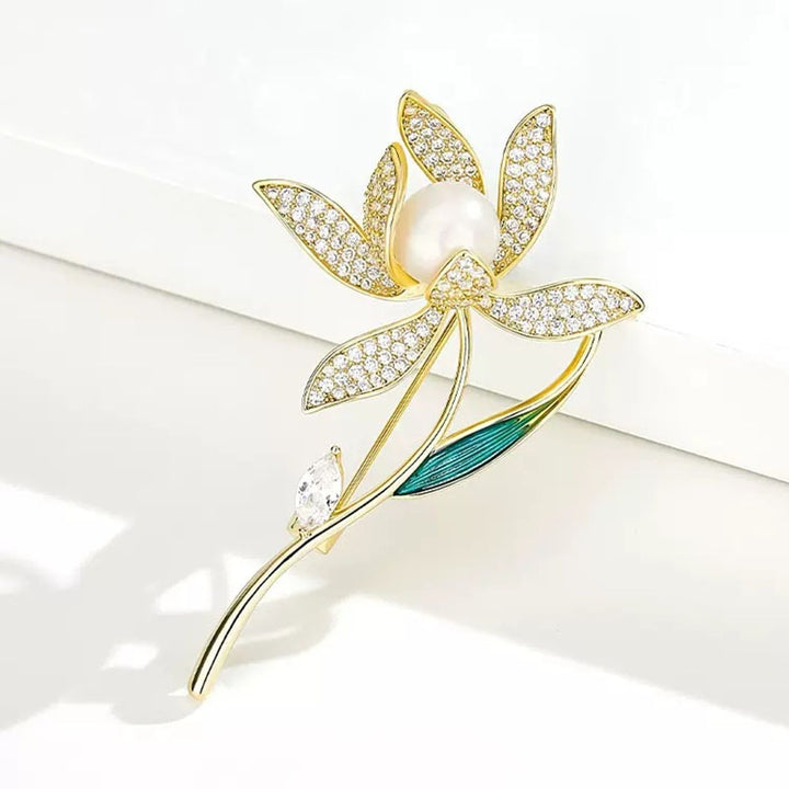 Exquisite Flower Brooch Bowlift