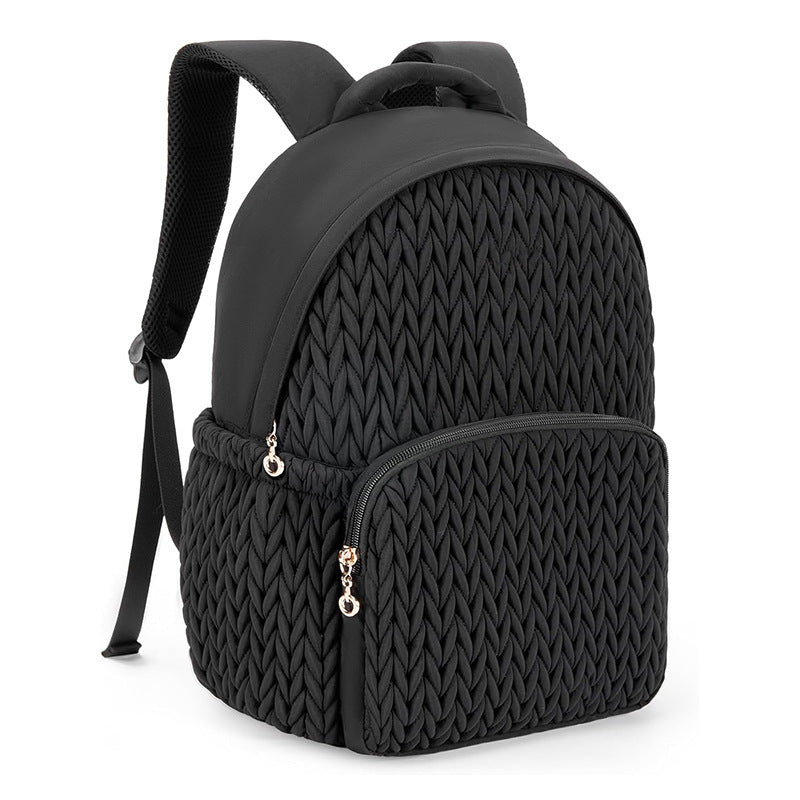 Fashionable backpack with braided structure Bowlift