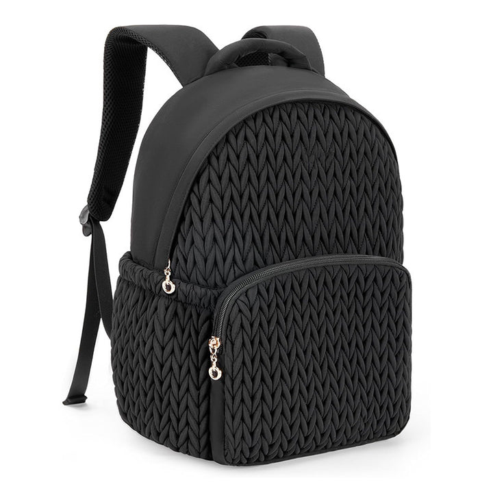 Fashionable backpack with braided structure Bowlift