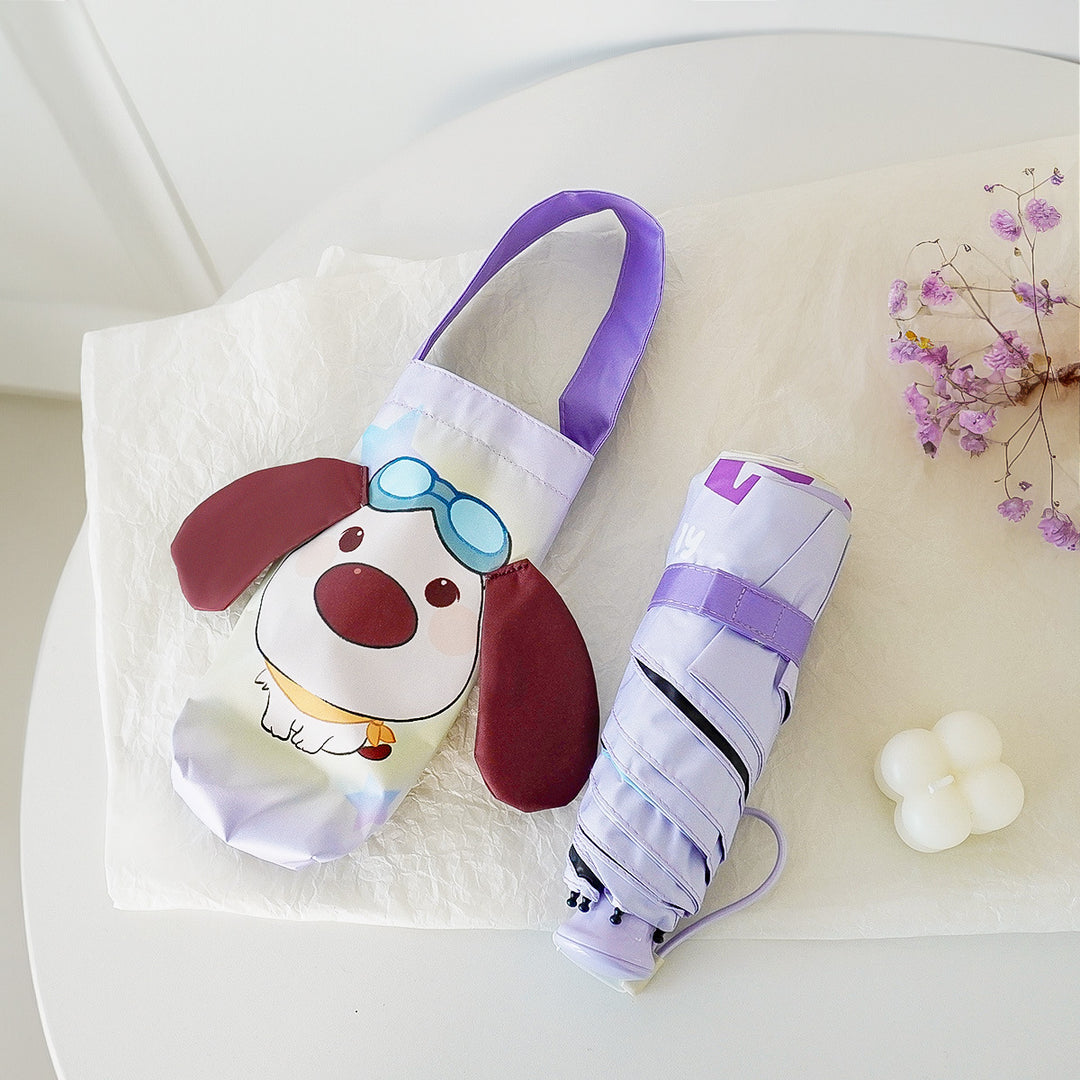 Women's funny folding umbrella with cute animal designs Bowlift