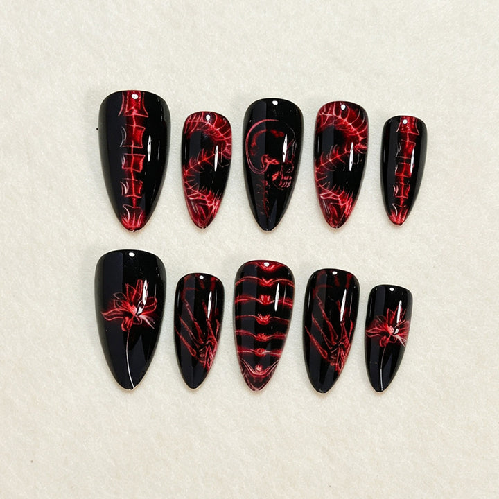 Gothic-Inspired Nail Art Tips Bowlift