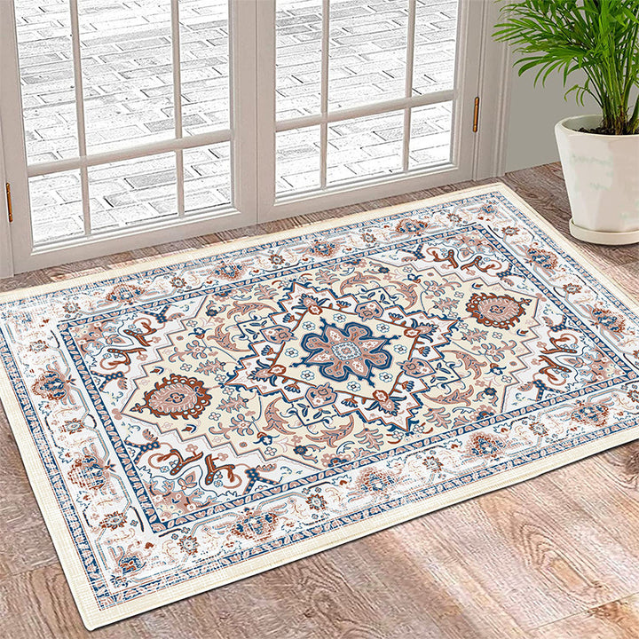 Vintage-Inspired Floral Area Rug Bowlift