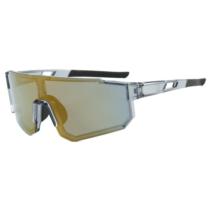 Women's sporty sunglasses in a futuristic design with a wide field of view Bowlift