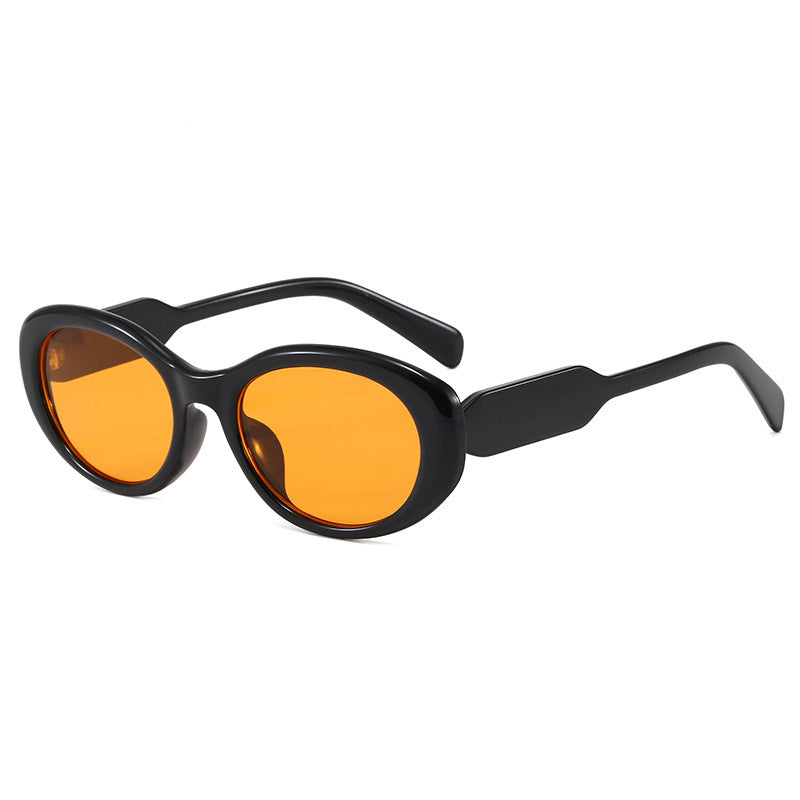 Ultra-Modern Oval Frame Sunglasses Bowlift