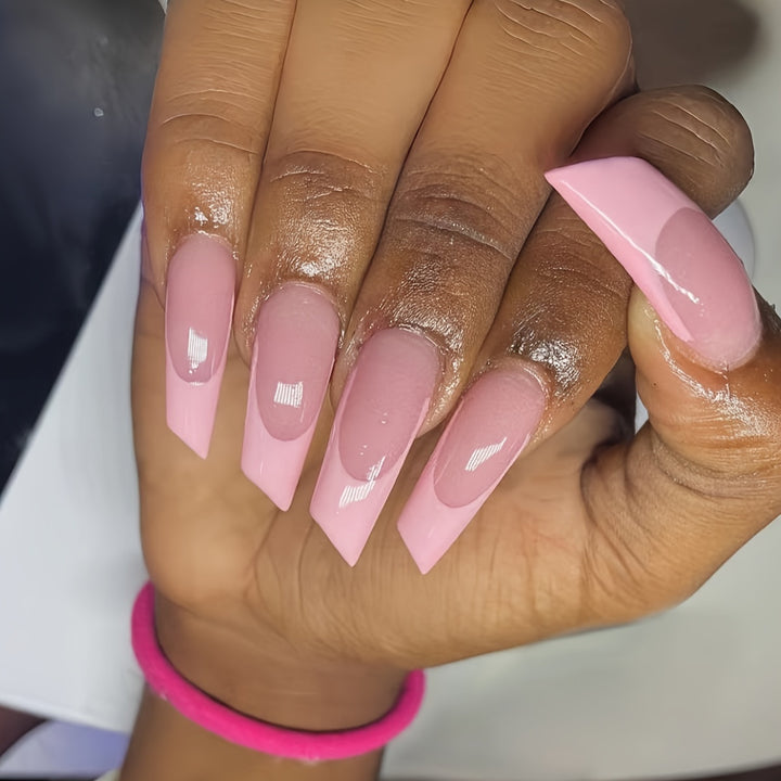 Sculpted Stiletto Press-On Nail Set Bowlift