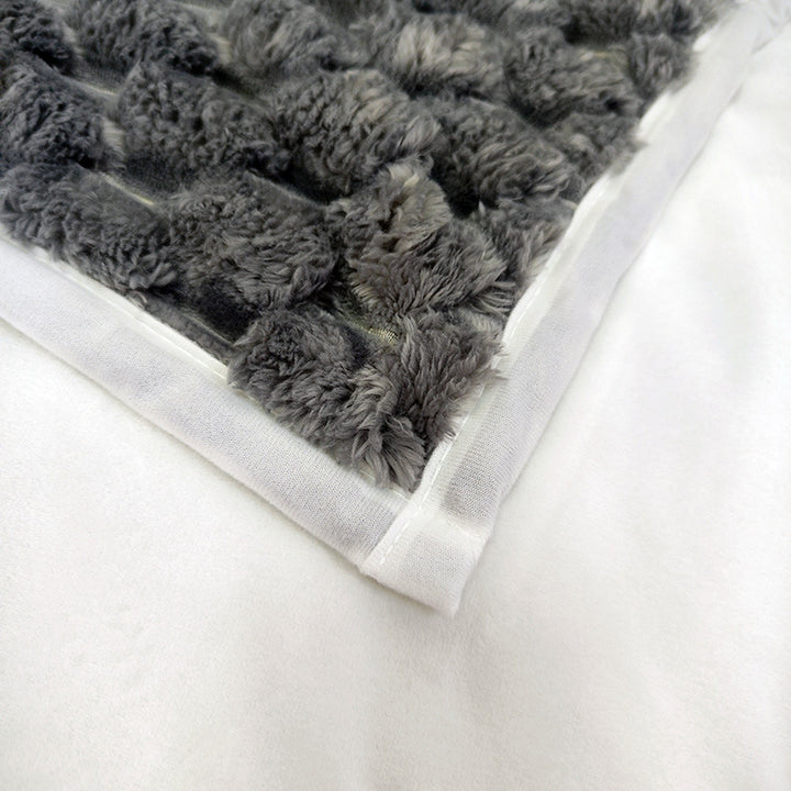 Women's Luxury Plush Blanket with 3D Texture Bowlift