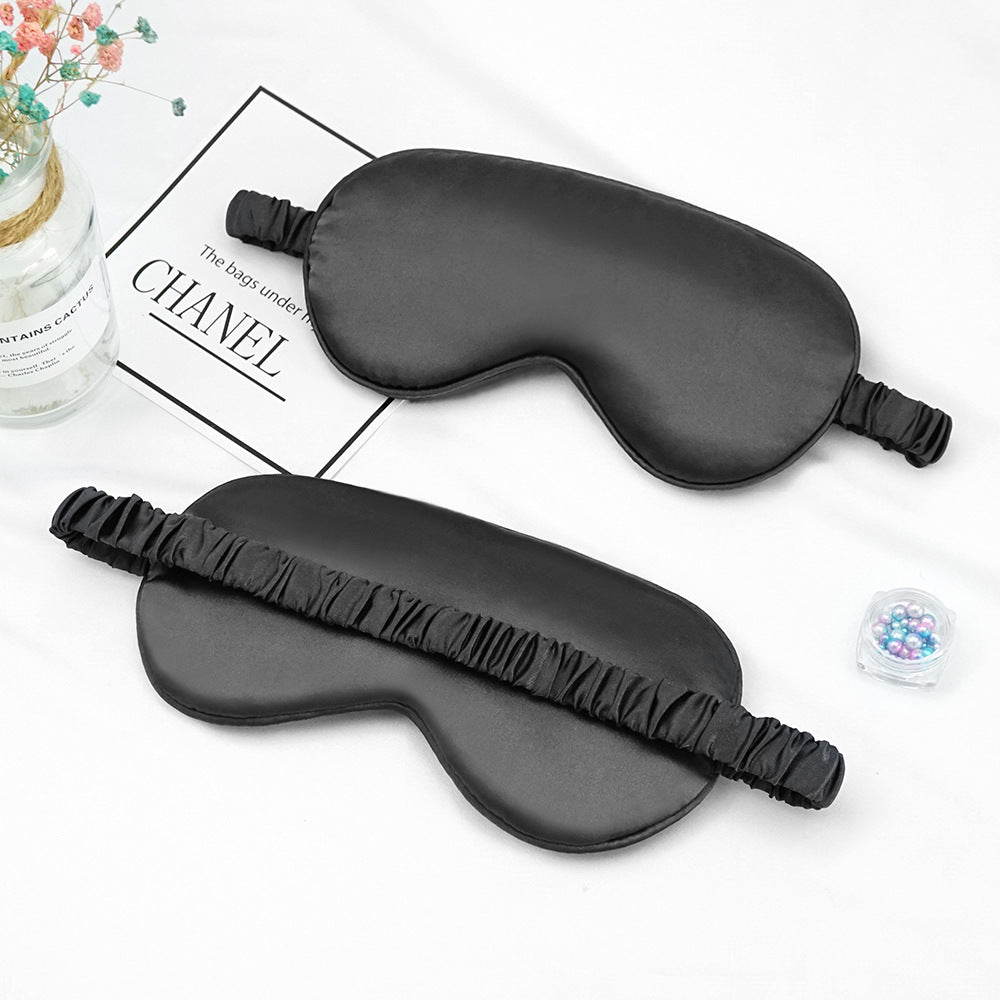 Unisex nan luxurious satin sleep mask with adjustable elastic band and soft padding Bowlift