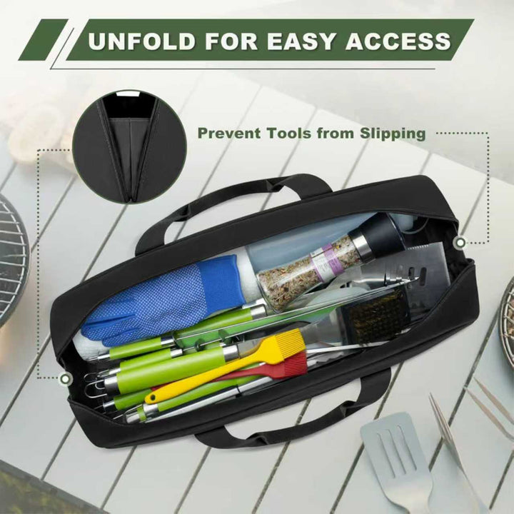 Practical tool bag with multiple compartments Bowlift