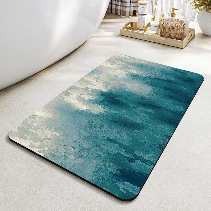 Non-Slip Abstract Design Bath Mat Bowlift