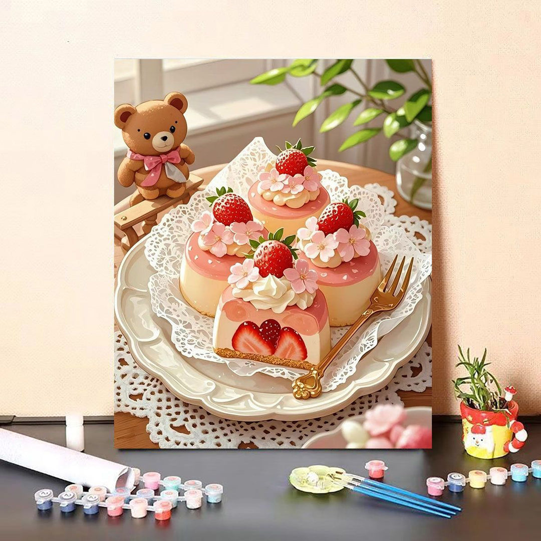 Gourmet Dessert-Themed Canvas Art Bowlift