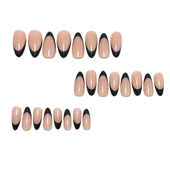 Elegant Artificial Nails with Modern Stiletto Tips Bowlift