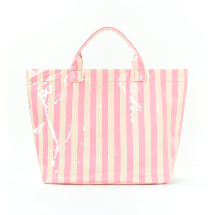 Beach bag with colorful check pattern and water-repellent coating Bowlift