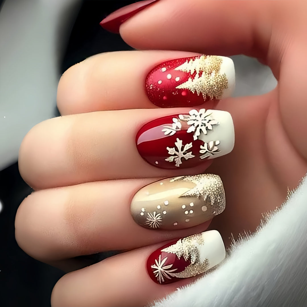 Artificial Nails in Modern Tribal Design Bowlift