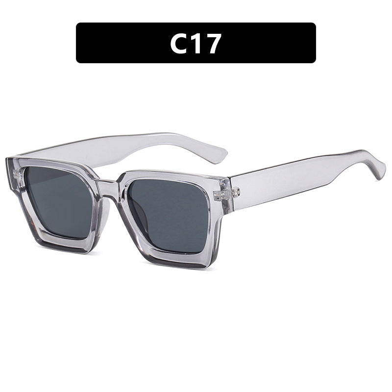 Ladies fashionable square sunglasses with yellow lenses Bowlift